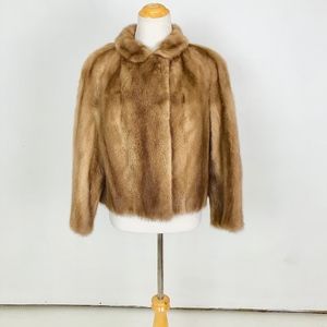 Fur Crop Jacket - Vintage